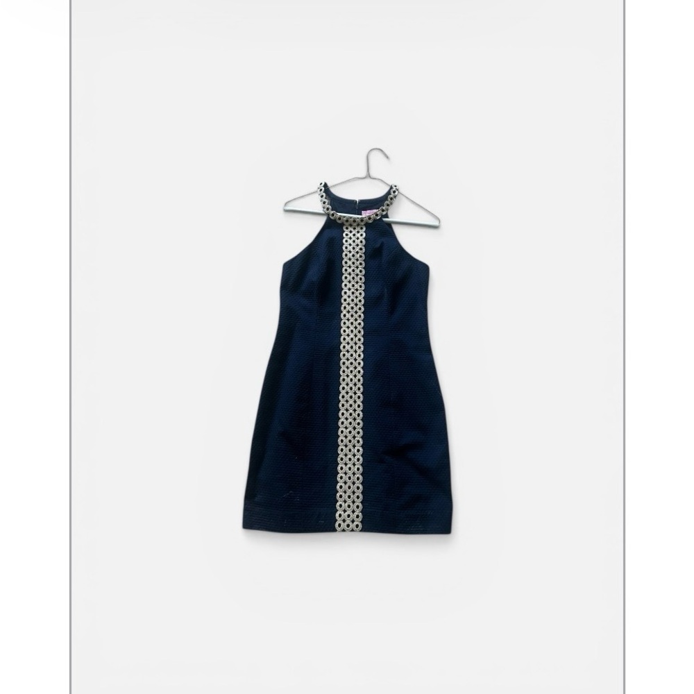 Lilly Pulitzer Navy and White Dress